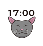 ニャンコ時計（個別スタンプ：18）