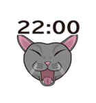 ニャンコ時計（個別スタンプ：23）