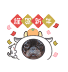 フレブル おはぎ＆きなこ（個別スタンプ：5）