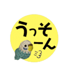 あみぐるみインコ3（個別スタンプ：11）