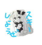 女の子とどうぶつたち（個別スタンプ：7）