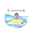 【鳥取弁】浦富海岸遊覧船 あまびえちゃん（個別スタンプ：32）