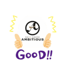 BAR DE KARAOKE AMBITIOUS stamp（個別スタンプ：4）