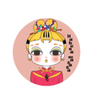 独特で可愛い少女（個別スタンプ：3）