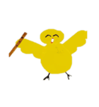 コうケつ画伯のピヨちゃん 1（個別スタンプ：5）
