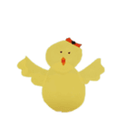 コうケつ画伯のピヨちゃん 1（個別スタンプ：6）