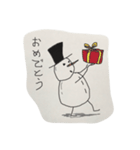 ゆきだるま〜（個別スタンプ：3）