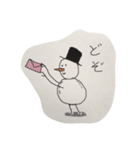 ゆきだるま〜（個別スタンプ：7）