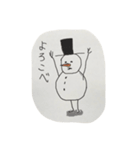 ゆきだるま〜（個別スタンプ：14）