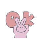 ぴんうさちゃん（個別スタンプ：2）