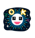 ドットおばけくん（個別スタンプ：2）