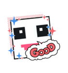 ドットおばけくん（個別スタンプ：3）