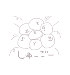 まんまる白丸（個別スタンプ：8）