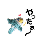 あみぐるみ  インコ+（個別スタンプ：13）