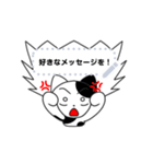 Funny cat message 5 牛柄（個別スタンプ：3）