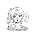 男子・女子高校生（個別スタンプ：1）