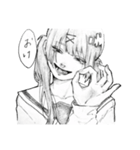 男子・女子高校生（個別スタンプ：6）