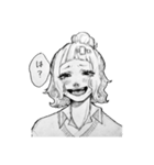 男子・女子高校生（個別スタンプ：8）