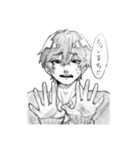 男子・女子高校生（個別スタンプ：9）