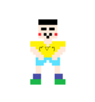 糸目くん 顔文字服（個別スタンプ：6）