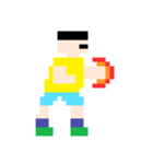 糸目くん 顔文字服（個別スタンプ：7）