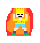 糸目くん 顔文字服（個別スタンプ：8）