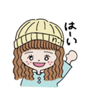 ぼうしがーるず（個別スタンプ：1）