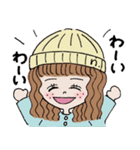 ぼうしがーるず（個別スタンプ：3）