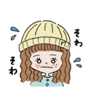 ぼうしがーるず（個別スタンプ：6）