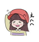 ぼうしがーるず（個別スタンプ：20）