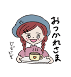 ぼうしがーるず（個別スタンプ：25）
