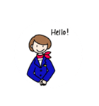Yucony先生の英語スタンプ No.4（個別スタンプ：1）