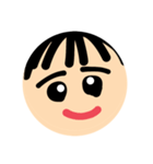 丸顔ちゃんのスタンプ（個別スタンプ：1）