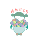眉うえこ♪(日常会話)（個別スタンプ：3）