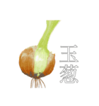 リアル野菜スタンプ(文字あり)（個別スタンプ：7）