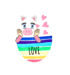 あなたに届けたいレインボーメッセージ♡（個別スタンプ：3）