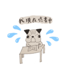 ツンデレ せんべいpug（個別スタンプ：3）