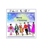 ミチコ NO6  クリスマスカード（個別スタンプ：3）