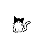 何も言わない猫（個別スタンプ：1）