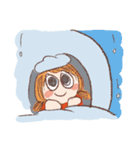 2020冬 雪ん子。（個別スタンプ：20）