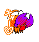 カニクリーム！！コロッケ美味しい←共食い（個別スタンプ：7）
