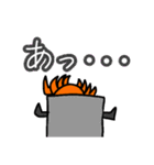 カニクリーム！！コロッケ美味しい←共食い（個別スタンプ：35）