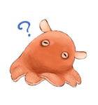 文字の無いメンダコLINEスタンプ（個別スタンプ：6）