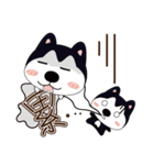 ハハハスキーはとても面白い（個別スタンプ：13）