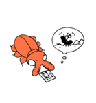 ヒゲブトさんとアリスタンプ（個別スタンプ：1）