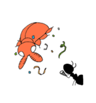 ヒゲブトさんとアリスタンプ（個別スタンプ：10）