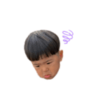 キノコヘアーの男の子の様々な表情2（個別スタンプ：1）
