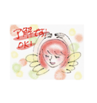 ハッピー＆キラキラエンジェル〜お仕事編1〜（個別スタンプ：3）