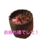 実写 チョコレートスタンプ（個別スタンプ：1）