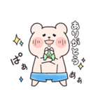 ＊ポップなクマン＊あいさつスタンプ（個別スタンプ：28）